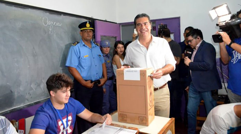 Elecciones 2019 Capitanich vot en Resistencia Primera Edici n