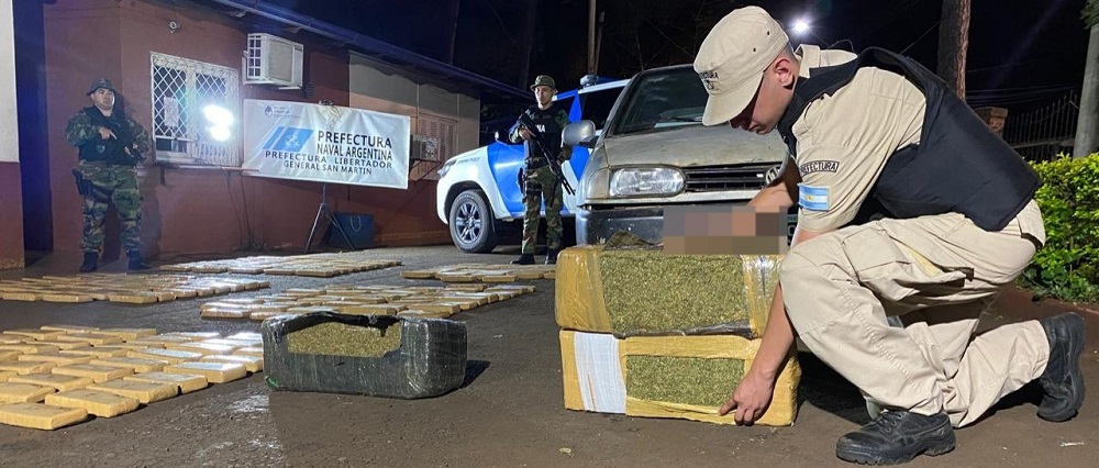 Prefectura secuestró 318 kilos de marihuana en Puerto Rico Primera