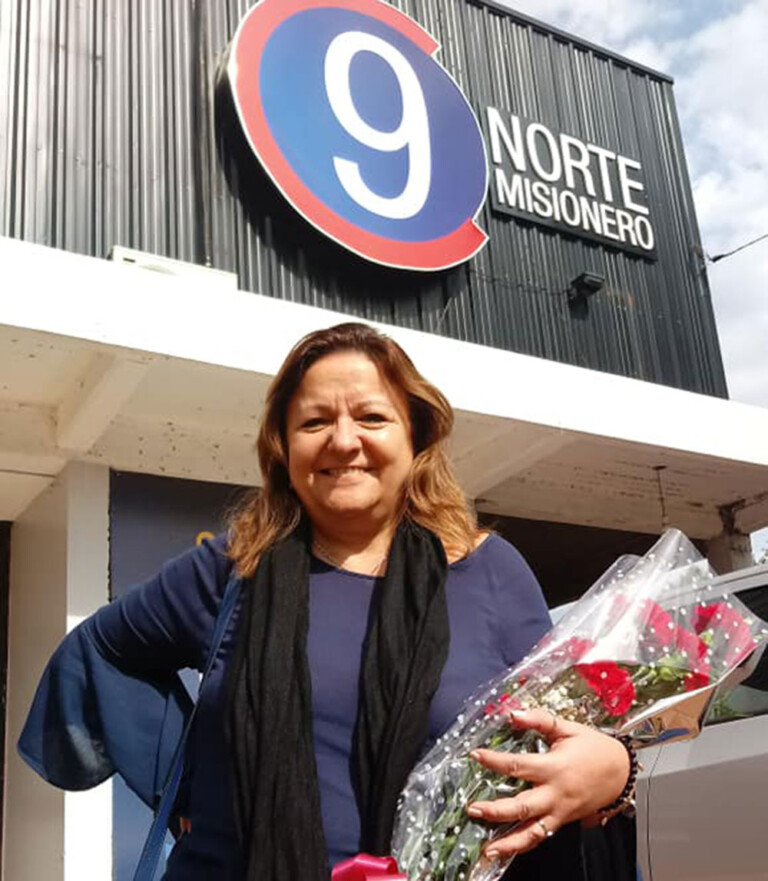 A 10 años de la creación de Canal 9 homenaje a su fundadora Sonia Ríos