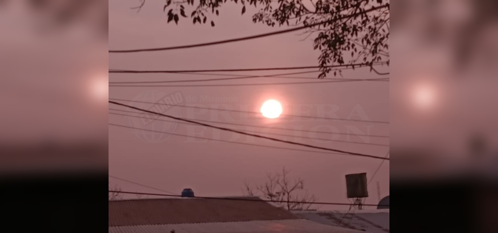 Hasta el miércoles habrá aire contaminado por humo en toda la provincia de Misiones