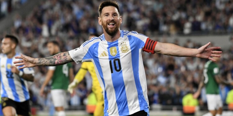 Lionel Messi. Argentina vs Bolivia. Eliminatoria Sudamericana Copa del Mundo 2026. 15/10/2024. Fotobaires