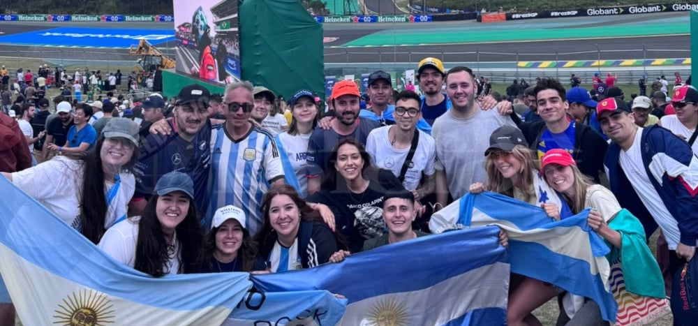 Colapinto en Brasil: “Hay muchísimos argentinos; estamos por todos lados”