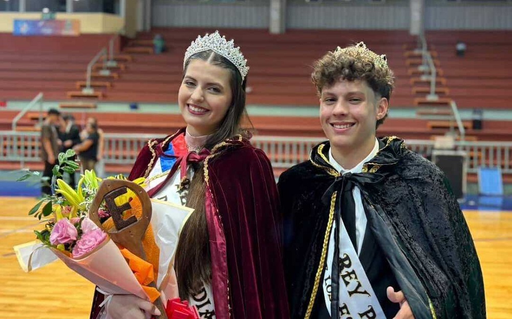 Marina y Mateo, reyes de los estudiantes misioneros elegidos en Montecarlo