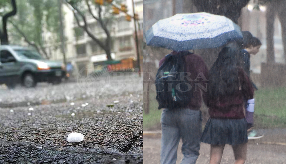 Alertan por tormentas intensas y posible caída de granizo para este jueves